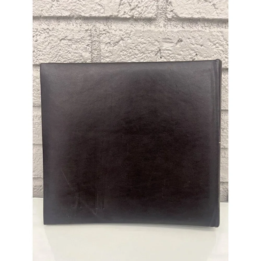 TYM Memories Brown Faux Leather With Cream Stitching Memories Photo Album